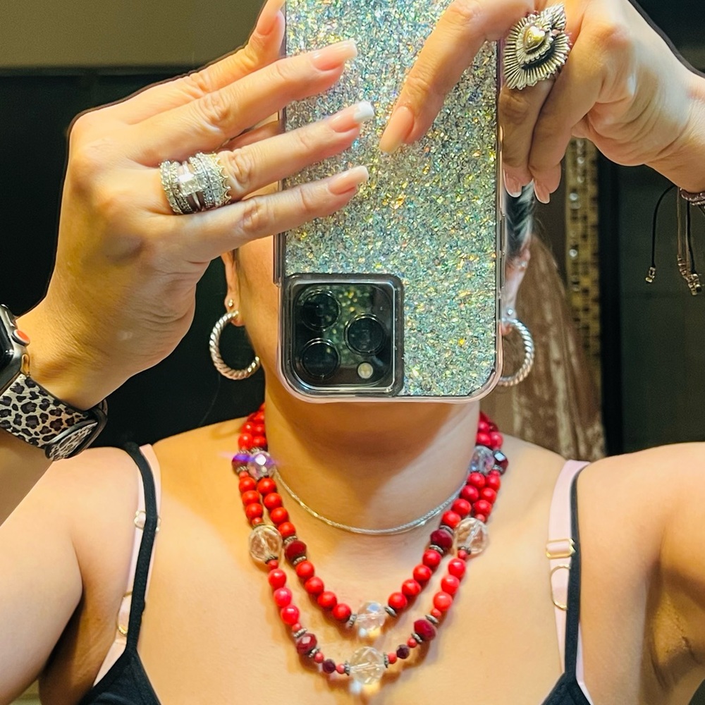 Fun Valentine Galentine Necklace & Bracelet